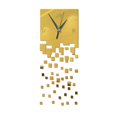 thumbnail image 1 of Clearance:Wall Clock Stickers DIY Abstract Acrylic Mirror Wall Stickers, Golden, 1 of 3