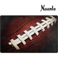 thumbnail image 3 of FREEAM Sport Football Non Slip Area Rug for Living Dinning Room Bedroom Kitchen, 4' x 5'(48 x 63 Inch), Football Nursery Rug Floor Carpet Yoga Mat, 3 of 6