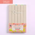thumbnail image 5 of KQJQS 10ml Soft Head Highlighter Pen — Pastel Fluorescent Marker with Quick-Dry Water-Based Ink, 6 Colors, Large Capacity, Gentle on Eyes for Journals & Notes, 5 of 5