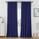 thumbnail image 1 of Cortinas Joydeco Azul Marino Opacas Térmicas 132x229cm 2 piezas, 1 of 9