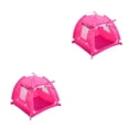 thumbnail image 2 of Billuyoard tienda de campaña para mascotas al aire libre cama plegable portátil cachorro perrera jaula impermeable pequeños perros medianos L/Rojo rosa 2Conjunto, 2 of 6