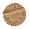 thumbnail image 2 of Saro Lifestyle Rustic Stitched Edge Wood Charger (Set of 4), 2 of 4