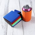 thumbnail image 4 of Yuangui 5pcs Colorful Beverage Can Cooler Sleeve DIY Craft Wrap for Home Shop, 4 of 10