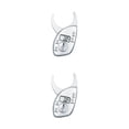 thumbnail image 3 of Kenally Accurate Body Fat With Electronic Digital Health Analyzer Fat Caliper Fat Efficient Electronic Measure Skin Body Plata 2piezas, 3 of 6