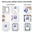 thumbnail image 4 of Jersey Frame Display Case - Large Jersey Display Case Memorabilia - Acrylic Anti, 4 of 13