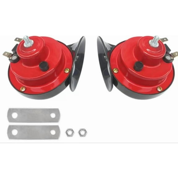 300DB Super Loud Train Horns, 12V 4A Waterproof Air Horns Replacement Kit, Car, Motorcycle, Truck, Bike, Boat Car Air Electric Snail Double Horn, Automotive Accessories Universal for Car