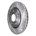 thumbnail image 6 of Detroit Axle - Front Brake Kit for 2006-2018 Dodge Ram 1500, 2007-2009 Dodge Durango Chrysler Aspen 2019-2024 Ram 1500 Classic Drilled Slotted Brake Rotors Ceramic Brakes Pads Replacement, 6 of 7
