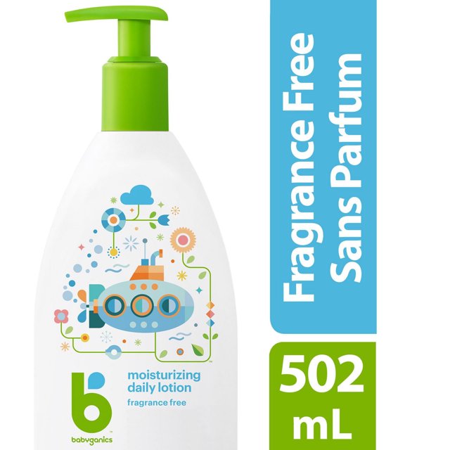 Babyganics Daily Lotion, Fragrance Free, 502ml