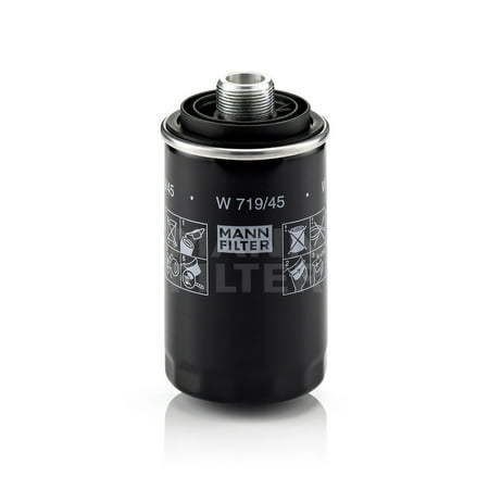 Mann-Hummel W 719/45 - Spin-On Oil Filter Fits select: 2009-2017 VOLKSWAGEN TIGUAN, 2011-2017 AUDI Q5