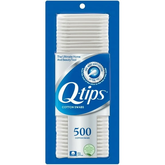 2 Pack Q-tips Swabs 500 count Each