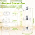 thumbnail image 2 of 3 Tier Tall Metal Plant Stand, 34 Inch Plant Stands Indoor Outdoor, Rustproof Wrought Iron Flower Pot Holder Display Rack for Corner Patio Garden Balcony Living Room(White), 2 of 14
