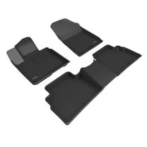 3D MAXpider Custom Fit Kagu Floor Mat (Black) Compatible with Kia Sportage Fwd Gas 2023-2025 - Full Set