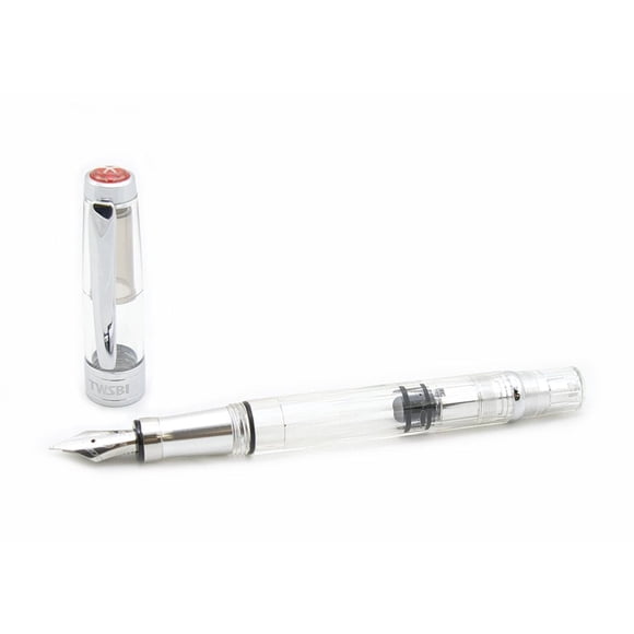 Pluma Fuente TWSBI Diamond 580AL Plata Punta Extra Fina (EF)