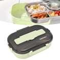 thumbnail image 4 of Insulated Lunch Box, Keep Warm Function Lightweight Portable Divider Lunch Box Removable Tray  For School For Office For Outdoor Blue,Pink,Green, 4 of 8