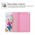 thumbnail image 4 of Galaxy Tab A 8.0 (2019) Case T290 T295, Allytech Slim Cute Pattern PU Leather Folio Stand Cards Slots Wallet Case Cover for Samsung Tab A Without S Pen 8.0 Inch Tablet T290 T290, Butterflies, 4 of 4