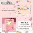 thumbnail image 2 of 600 Pcs 1.5"×2" Happy Birthday Gift Tag Stickers – Colorful "To/From" Self-Adhesive Labels, For Gift Wrapping, Party Favors, Envelopes & Package Sealing, 2 of 6