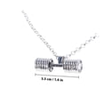 thumbnail image 2 of Hytrove Collier Série Entraînement Physique pour Femmes 1 Pendentif Haltère Inclus, 2 of 4
