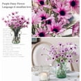 thumbnail image 6 of Artificial Flowers for Outdoors 12 Bundles Faux Silk Daisy UV Resistant Fake Wildflowers Plants with Stems Daisy Arrangements for Home Hotel Living Room Office Outdoor Planters Decorations, 6 of 7