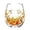 C, variant on Thanksgiving Stemless Wine Glass Fall Autumn Pumpkin Printed Drinking Cup for Home Party Holiday (3.93 Inch)