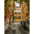 thumbnail image 2 of Frank, Assaf 15x18 Black Ornate Wood Framed with Double Matting Museum Art Print Titled - Narrow streets in old town of Rome, Italy, 2 of 4