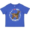 thumbnail image 3 of Inktastic I Heart My Goats with Cute Goats and Hoof Prints Boys or Girls Toddler T-Shirt, 3 of 5