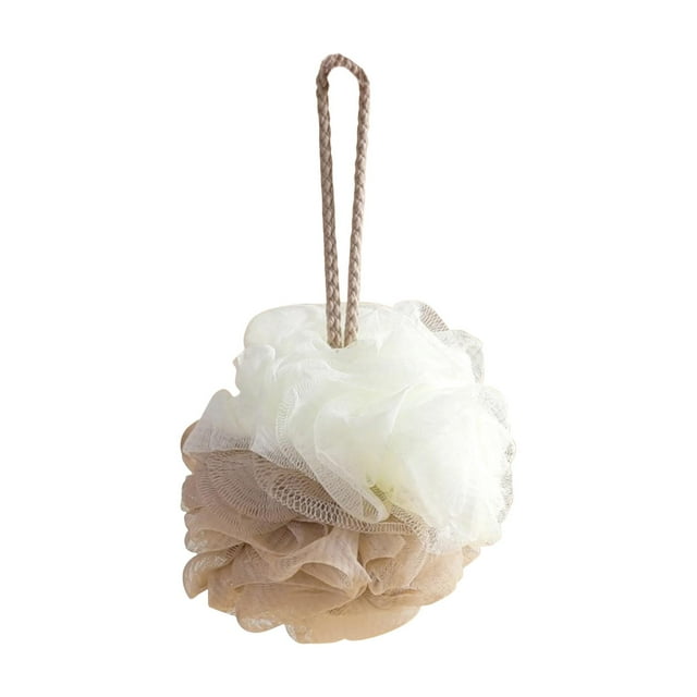 Body Puff Accesorio de baño suave Colgando Ducha de esponja de baño reutilizable cómoda Yuyangstore Esponja de baño