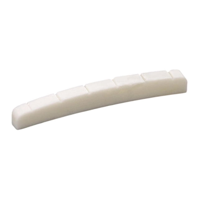 Cejuela de hueso para guitarra eléctrica Herramienta de luthier Accesorio de reparación de guitarra Hueso sintético 43x5.6x3.2 R7.25