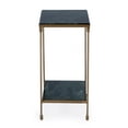 thumbnail image 5 of Larkin Marble & Iron Side Table in Green  3319475, 5 of 6