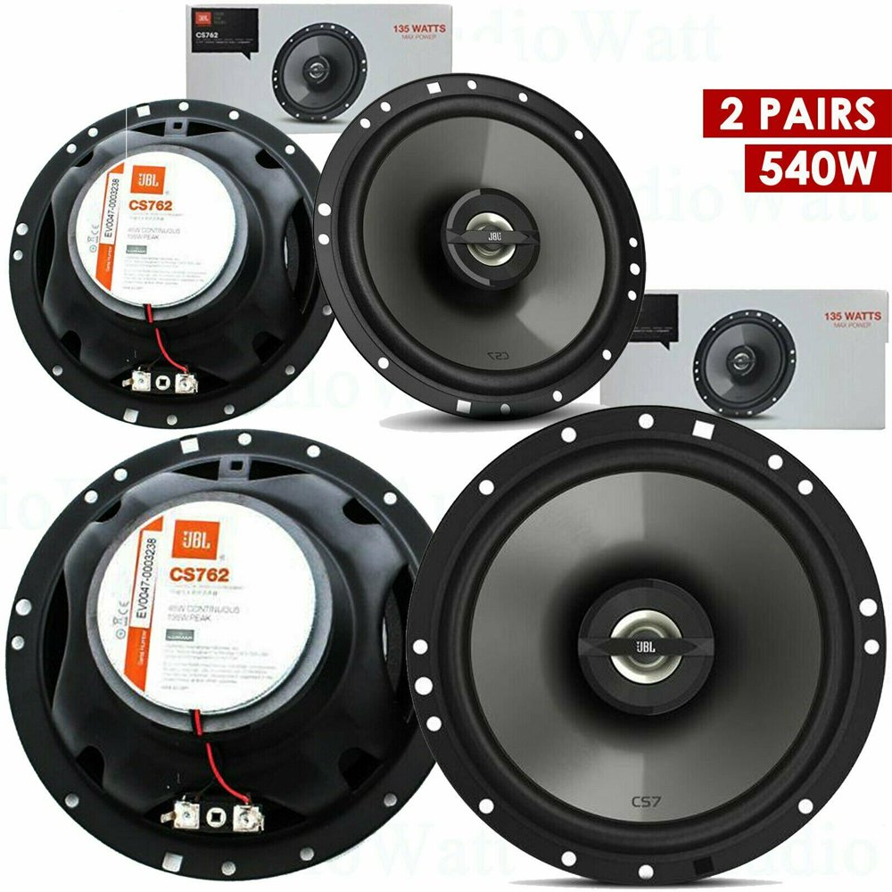 4x JBL CS762 6.5" 270W 2WAY WOOFER COAXIAL SPEAKERS CS7 SERIES CAR
