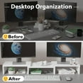 thumbnail image 2 of Soporte para doble monitor BONTEC ajustable con soporte para smartphone, 2 of 7