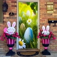 thumbnail image 4 of LPSSTORE Rideau de Porte Œuf de Résurrection de Pâques Dessin Animé Chambre Porte Mignon Lapin Décoratif Couverture de Porte Œuf de Pâques Coloré Couverture de Porte Œuf de Pâques, 4 of 4