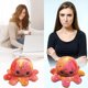 thumbnail image 3 of Pulpo de peluche reversible, lindo muñeco de peluche de pulpo con estrellas, teñido anudado en rojo y amarillo, naranja, 3 of 5