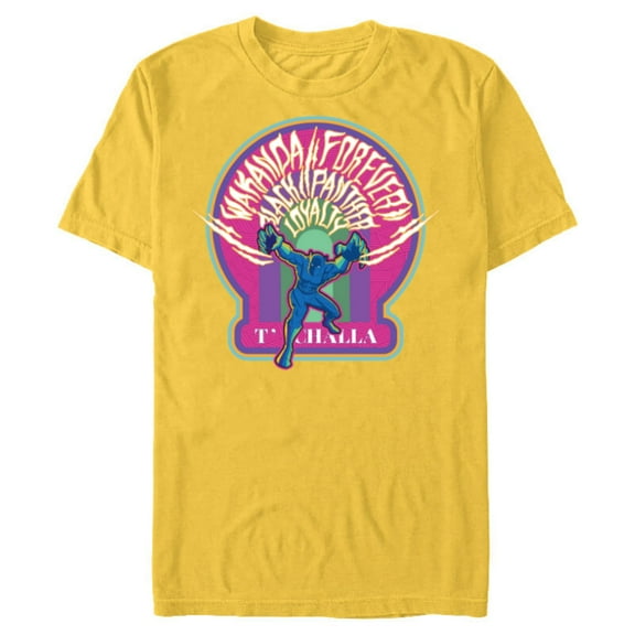 Marvel Black Panther Wakanda Forever T’Challa Loyalty Comic - Short Sleeve Blended T-Shirt for Adults - Customized-Yellow