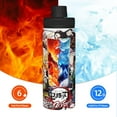 thumbnail image 6 of Demon Slayer 18oz Insulated Water Bottle With Handle, Stainless Steel Water Bottles With Wide Mouth, Double Wall Vacuum Sports Water Bottle, 6 of 8