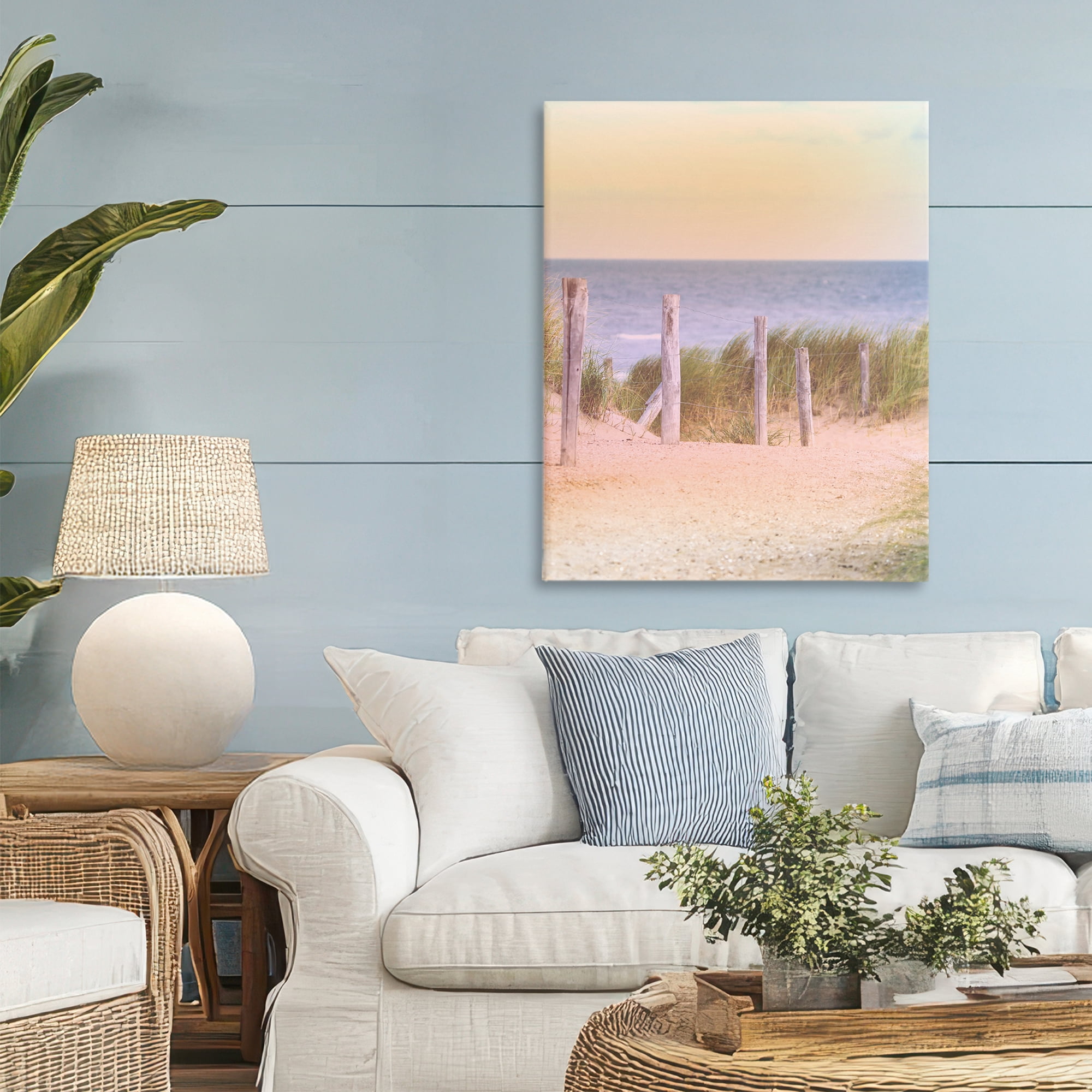 Stupell Industries Carefree Beach Vacation Canvas Wall Art, design by Marcus Prime