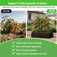 thumbnail image 4 of ROMUCH 67"x 45"  Arch Cucumber Trellis with Grow Bags, Metal Garden Trellis for Climbing Plants Outdoor with Planter Box Tomato Cage Netting for Vegetables Flowers Fruits, 4 of 9