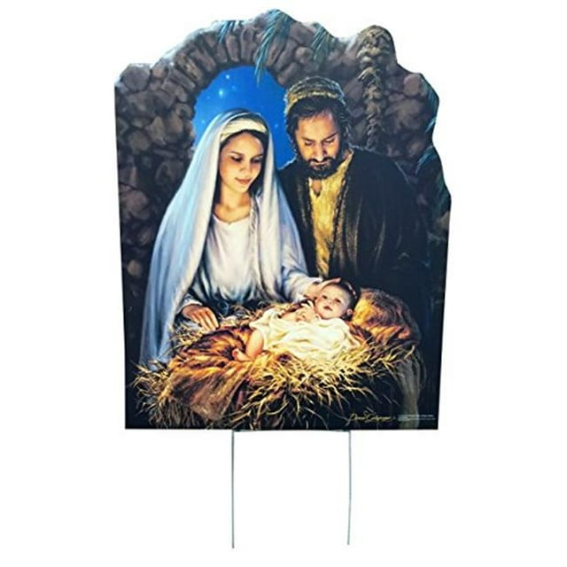 32 x 26 in. Christmas Nativity - Gelsinger Outdoor Yard Sign