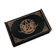 thumbnail image 1 of Caja de Tarot de Madera, Decoración del Hogar, Cartas Decorativas Coleccionables, Cartas Pequeñas Deslizantes Pentagrama, 1 of 9