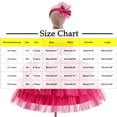 thumbnail image 4 of MKOSPLRT Kids Christmas Dance for Girls 4-9Y Off Shoulder Sequin Party Tulle Tiered Dress Birthday Wedding Princess Evening Prom Gown, 4 of 10