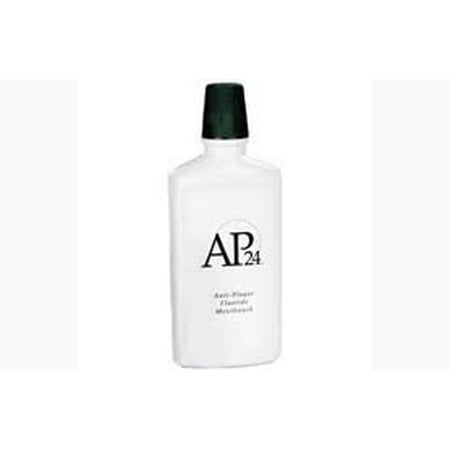 AP-24 Anti Plaque Fluoride Mouthwash - Alcohol Free Formula Fights Plaque