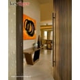 thumbnail image 4 of 12" Long Two-Sided Stainless Steel Matte Black Door Handles Modern Front Door Handle Pull for Commercial Glass Doors Sliding Wooden Barn Doors Interior Exterior Pulls, Round Cylindrical Bar, 4 of 13