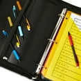 thumbnail image 6 of (2 pack) Pen+Gear Poly Zipper Binder, 1.5" Round 3 Ring , Size: 10.75" (W) x 1.75" (D) x 13.5" (H), Black, 6 of 7