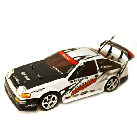 ALEKO 1/10 On Road Car 27MHz NiCd Battery Remote Control Car, Black