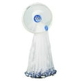 thumbnail image 3 of Almencla 8/10/12ft ing Cast Net Quick Throw Nylon Mesh Drawstring Chain Bottom Spread 3M 10FT, 3 of 8