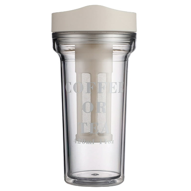 Airtight Cold Brew Iced Coffee Maker and Tea Infuser Reusable