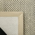 thumbnail image 5 of SAFAVIEH Natural Fiber Clarissa Solid Sisal Area Rug, Black/Ivory, 3' x 5', 5 of 7