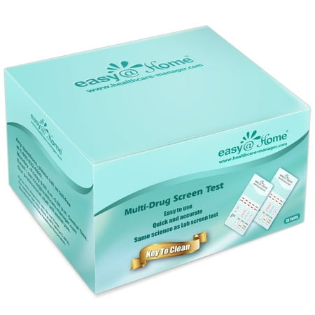 Easy@Home 6 Panel Instant Urine Drug Tests, Edoap-264, 15 count
