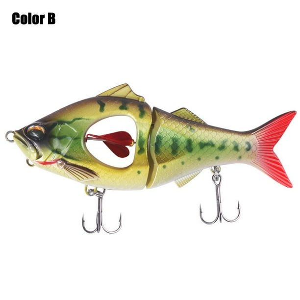 Lifelike Eye sinking 2 Segments Bass Rotating sequins Propeller Blade