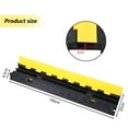 Yiwa Cable Protector Ramp, 2 Channels Speed Bump Hump, 11000lbs ...