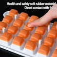 thumbnail image 4 of ​32-Cavity BPA-Free Ice Cube Tray with Leakproof Lid - Dishwasher Safe, Push-Release Design for Cocktails & Home Use, Large Capacity Freezer Organizer (2.2cm Cubes, Food Grade Plastic)​​ white, 4 of 6